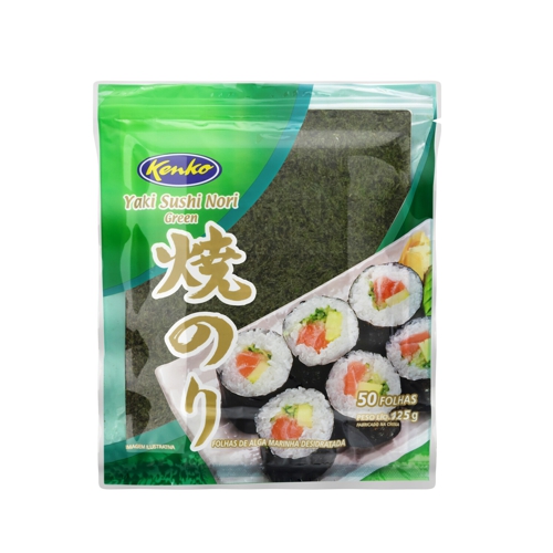 1706-YAKI-SUSHI-NORI-GREEN-KENKO-10X50-FOLHAS 1706-YAKI-SUSHI-NORI-GREEN-KENKO-10X50-FOLHAS