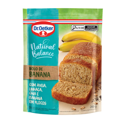 6896 - BOLO BANANA NATURAL BALANCE 18X260GRS