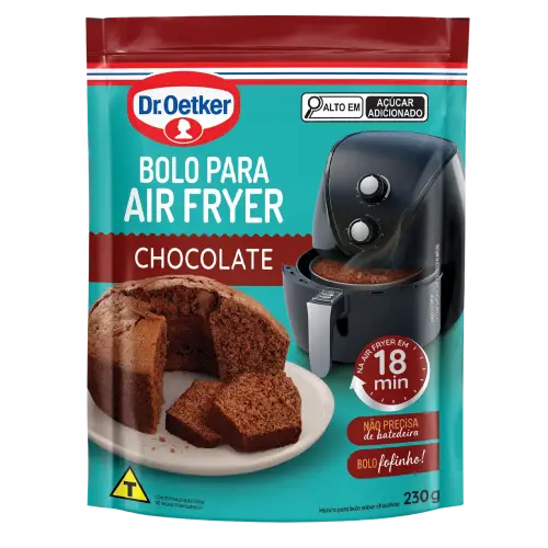 7372 - BOLO CHOCOLATE AIR FRYER 12X230GRS
