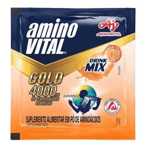 7408 - AMINOVITAL GOLD DRINK MIX TANGERINA 4X15X6GRS