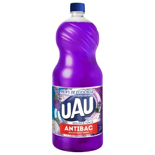 7516 - DESINF UAU ANTIBAC LAV E ROSAS 8X2000ML 7516 - DESINF UAU ANTIBAC LAV E ROSAS 8X2000ML