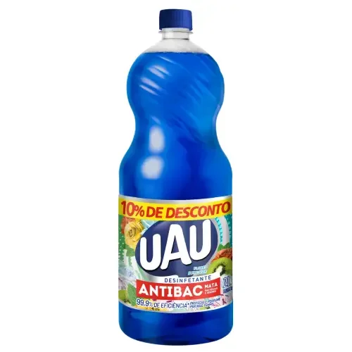 7560 - PR DESINFETANTE UAU ANTIBAC FLORESFRESCOR 9X2000M 7560 - PR DESINFETANTE UAU ANTIBAC FLORESFRESCOR 9X2000M