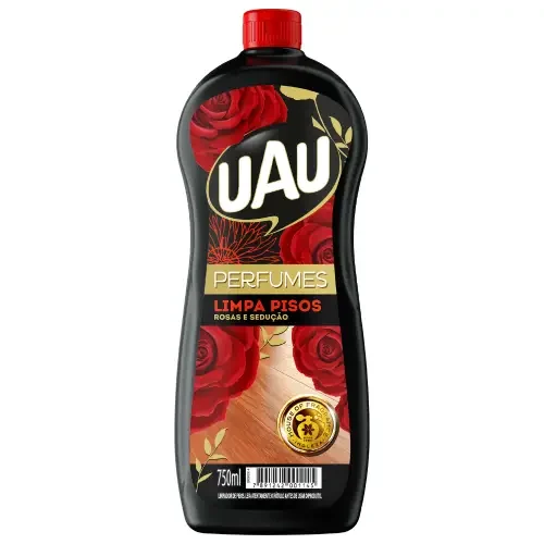 7468 - LIMPA PISO UAU PERF ROSAS & SEDUCAO 12X750ML