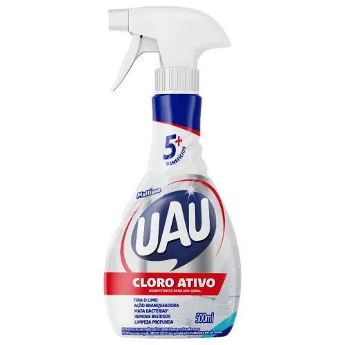 7490 - LIMPADOR UAU CLORO ATIVO GATILHO 12X500ML