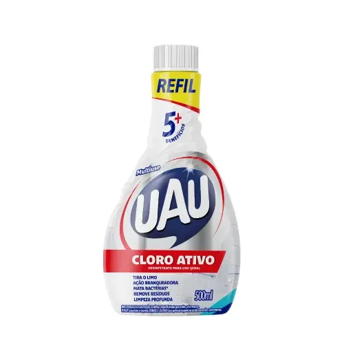 7491 - LIMPADOR UAU CLORO ATIVO REF 12X500ML