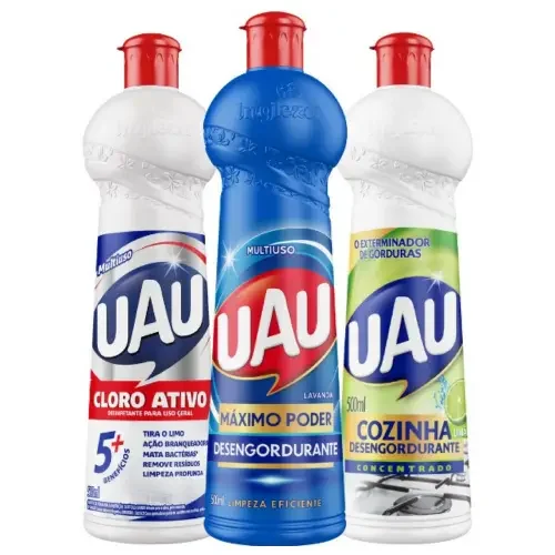 7604 - MULTIUSO CLORO ATUAU LAVDESENG COZINHA 8X3X500ML