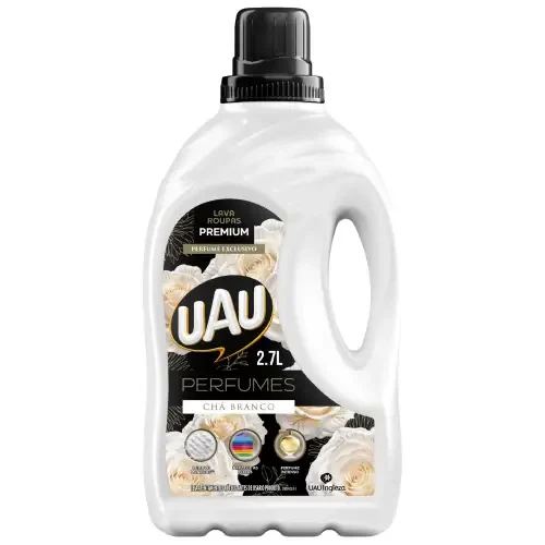 7626 - LAVA ROUPAS UAU CHA BRANCO 4X2700ML 7626 - LAVA ROUPAS UAU CHA BRANCO 4X2700ML