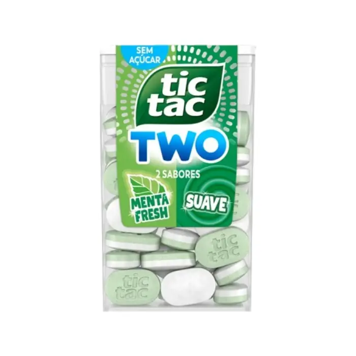 7695 - TIC TAC TWO MENTA FRESH E SUAVE T1X8X10 7695 - TIC TAC TWO MENTA FRESH E SUAVE T1X8X10