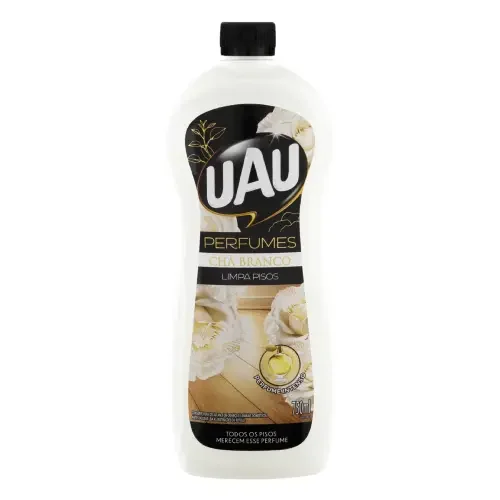 7717 - LIMPA PISO UAU CHA BRANCO 12X750ML