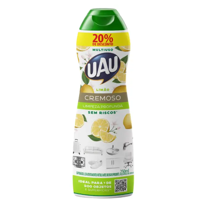 7668 - PR MULTIUSO UAU CREMOSO LIMAO 24X250ML