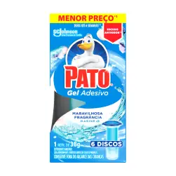 6909 PATO GEL ADESIVO MARINE RF MENOR PRECO 24X6 DISCOS capa