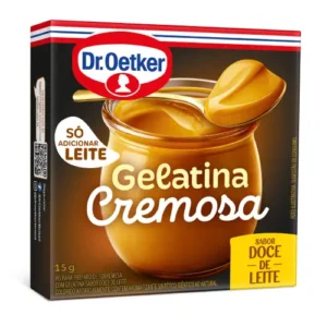 7763 - GELATINA CREMOSA DOCE DE LEITE 36X15GRS